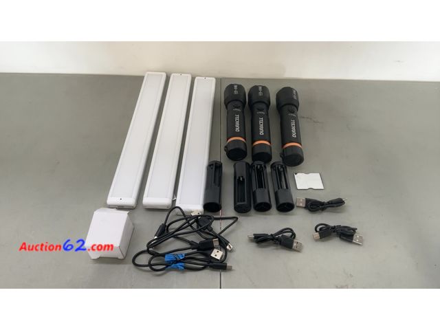Lot 44-1976o - Duracell Flashlights &amp; LED Light Bars Lot Not Tested See All Photo's E-Commerce Return, A basic inspection has been given to this item. ...