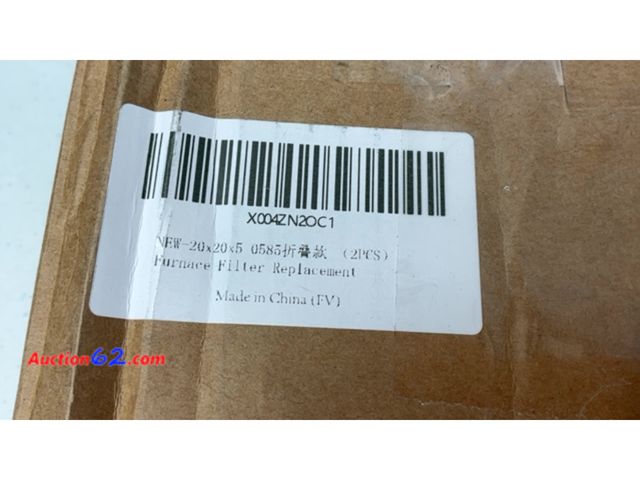 Lot 44-2708 - Furnace Filter Replacement 20x20x5 - 2 Pack Appears New, A basic inspection has been given to this item. Sold AS-IS. Not Tested See All Phot...