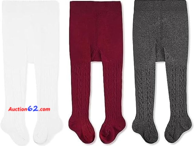 Lot 44-3079q - Lot of 2 - 0-6 Months - CozyWay Baby &amp; Toddler Tights offer a snug, comfy fit for your little one's everyday adventures. These soft, cot...