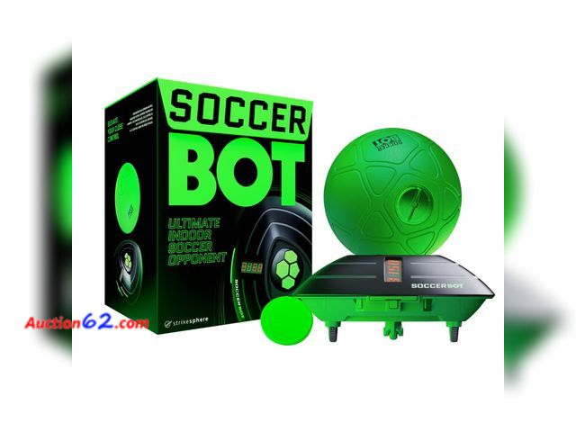 Lot 44-851r - Soccer Bot - Ultimate Indoor Soccer Game with Score Tracker and Speed Modes, Soccer Training Toy Appears New, A basic inspection has been gi...