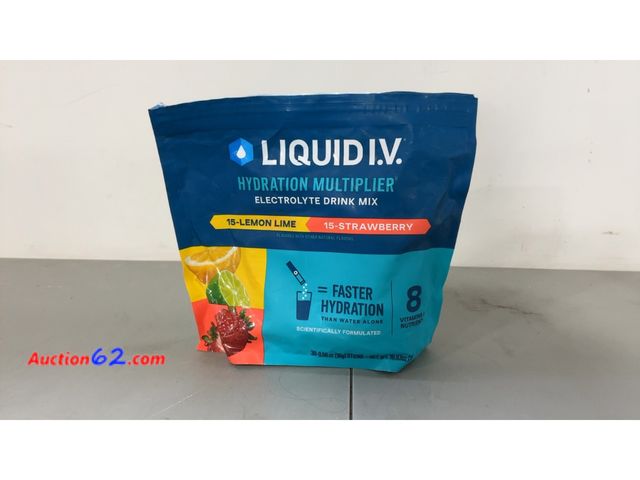 Lot 44-1731j - Liquid I.V. Hydration Multiplier Electrolyte Drink Mix Not Tested See All Photo's E-Commerce Return, A basic inspection has been given to th...