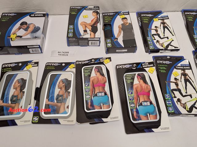 Lot 44-7426r - Miscellaneous lot of exercise items  E-Commerce Return, A basic inspection has been given to this item. Sold AS-IS.