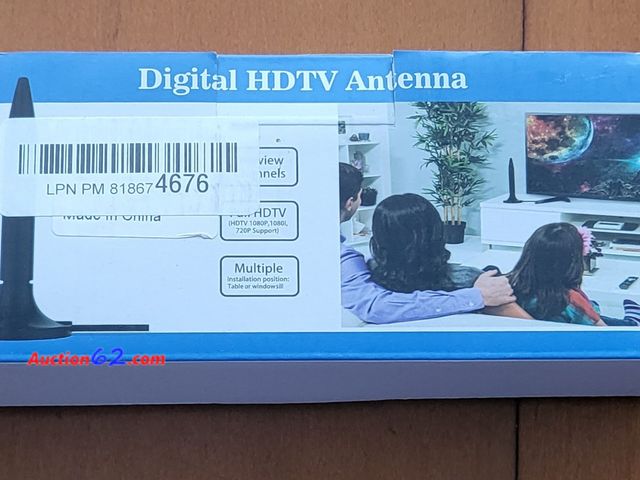 Lot 44-3005b - Digital HDTV Antenna - Ecommerce Return - See Pictures 2. E-Commerce Return, A basic inspection has been given to this item. Sold AS-IS.