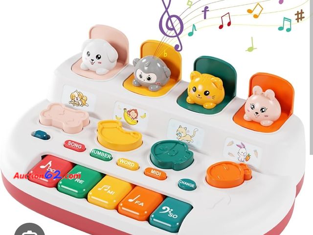 Lot 44-6932g - Children's Electronic Organ Music Intelligent Toy Pink Appears New, A basic inspection has been given to this item. Sold AS-IS.