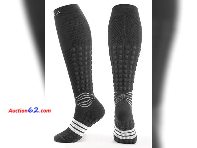 Lot 44-9004 - NEENCA Size S/M Compression Socks for Women&amp;Men, 20-30mmHg Knee High Graduated Stockings for All Day Wear, Better Blood Flow, Swelling A...