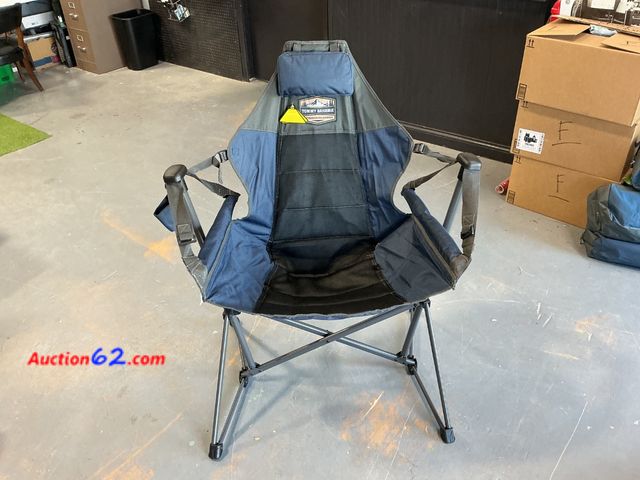 Lot 44-510e - Tommy Bahama Swing Hammock Camping Chair with Carry Bag E-Commerce Return, A basic inspection has been given to this item. Sold AS-IS. See A...