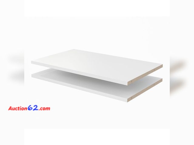 Lot 44-1609j - 24 in. X 14 in. Classic White Wood Shelves (2-Pack) See All Photo's Not Tested Appears New, A basic inspection has been given to this item. ...