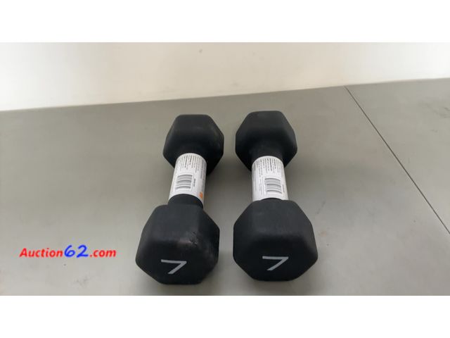 Lot 44-1966o - CAP Barbell Black Neoprene Coated Dumbbell, 7 lb Single Not Tested See All Photo's E-Commerce Return, A basic inspection has been given to t...