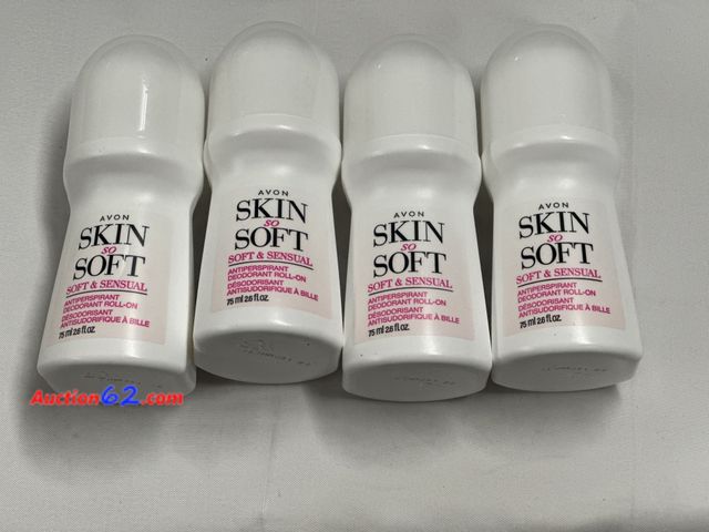 Lot 44-6095o - 4 75ml of Avon stay so soft roll on deodorant for her. NEW See All Photo's Not Tested Never opened, Factory Sealed