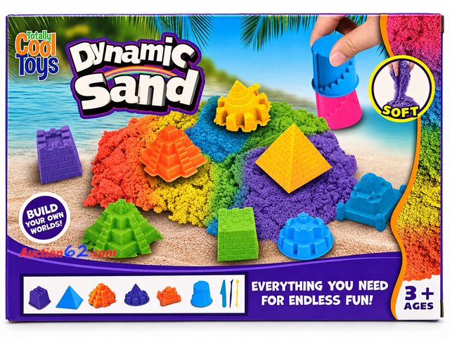 Lot 44-6084m - Dynamic sand “everything you need for endless fun” ages 3+ Appears New, A basic inspection has been given to this item. Sold AS-IS. See All ...