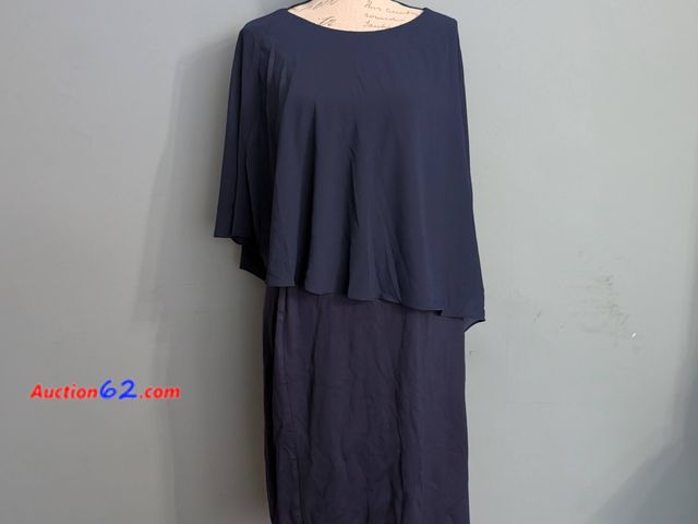 Lot 44-3036g - New Size X-Large - HANNA NIKOLE - Blue Dress - New with Tags - See Pictures