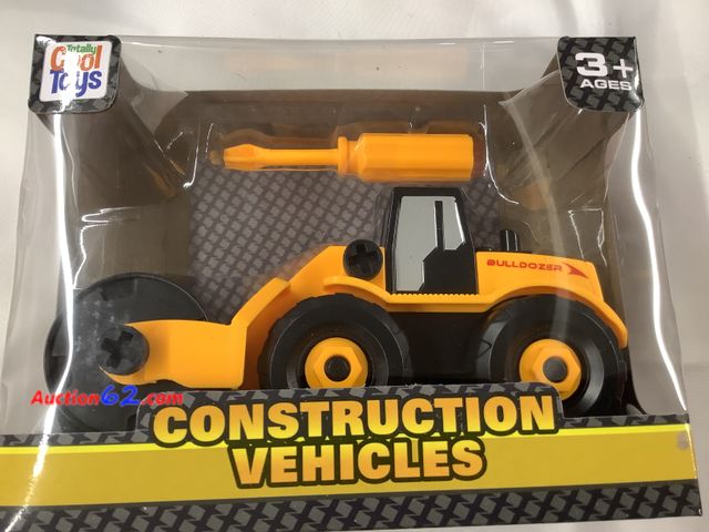 Lot 44-7593p - Cool toys construction vehicles asphalt roller comes with screwdriver to take apart. New. Ages 3+ See All Photo's Not Tested Never opened, F...