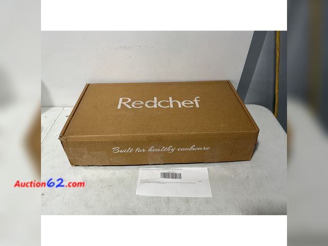 Lot 44-858i - Redchef Nonstick Deep Frying Pan 5QT See All Photo's Not Tested E-Commerce Return, A basic inspection has been given to this item. Sold AS-I...