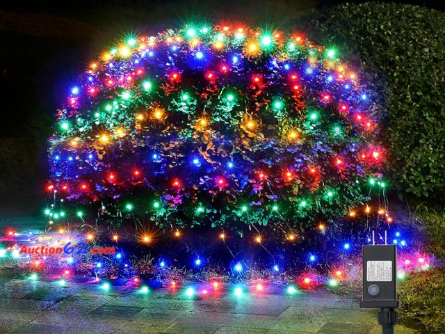 Lot 44-1959e - FUNPENY Net Lights, 360 LEDs - 8 Lighting Modes, Connectable, 12 ft x 5 ft Appears New, A basic inspection has been given to this item. Sold...
