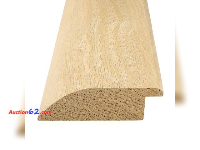 Lot 44-762w - Kigley Solid Red Oak Interior Threshold Wood Oak Threshold Transition Overlap Threshold Doorways Reducer Threshold (36 x 3 x 1 Inches) See A...