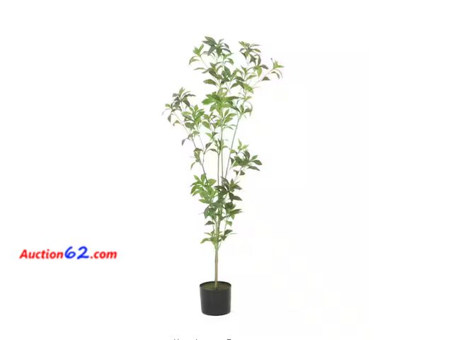 Lot 44-1577w - 3.9 ft. Artificial PIERIS Tree in Pot Appears New, A basic inspection has been given to this item. Sold AS-IS. See All Photo's Not Tested