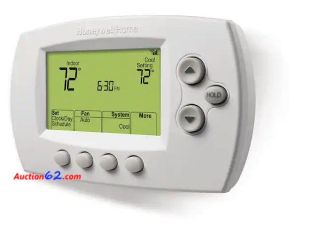 Lot 44-1708f - Honeywell Home RTH6580WF Wi-Fi 7-Day Programmable Thermostat, White See All Photo's Not Tested Appears New, A basic inspection has been give...