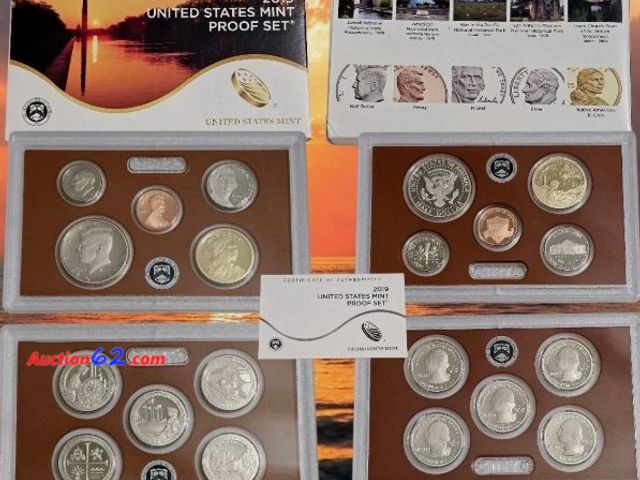 Lot 44-8562f - 2019-S SUPER PRICEY PROOF SET WITH BONUS WEST POINT MINT PROOF LINCOLN SHIELD CENT! NOT ALL SETS COME WITH THE EXTRA CENT. APMEX IS SELLING ...