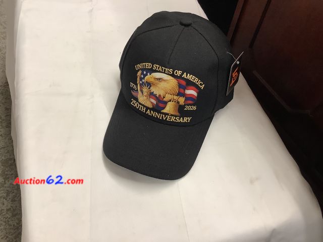 Lot 44-6071w - Black United States of America 250th Anniversary 1776-2026 Hat.New See All Photo's Not Tested Never opened, Factory Sealed