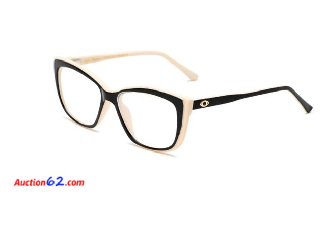 Lot 44-234b - Sofia Vergara x Foster Grant Gloria Premium Square Women's Reading Glasses, Black Tan, +2.50 1. Appears New, A basic inspection has been giv...