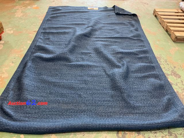 Lot 44-1311m - Threshold Outdoor Rug 7x10 Subtle Blue Polypropylene Not Tested See All Photo's E-Commerce Return, A basic inspection has been given to this...