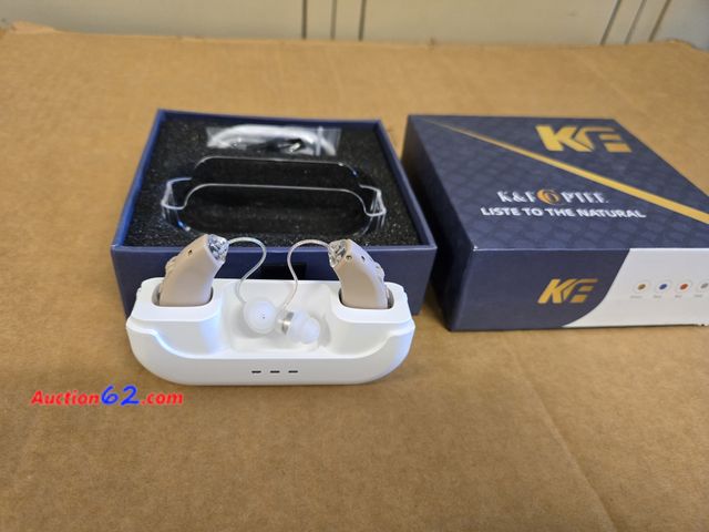 Lot 44-6626p - Rechargeable Hearing Aids (Pair) for Seniors, amplification products devices with Noise Cancellation，Hearing Aids，Hearing Aids for seniors A...