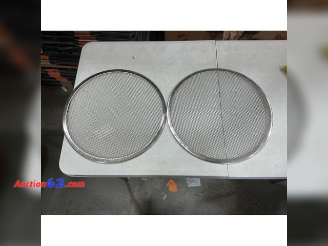 Lot 44-1139j - Pair of Round Metal Mesh Grills Not Tested Appears New, A basic inspection has been given to this item. Sold AS-IS.