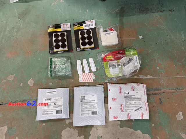 Lot 44-965 - Scotch &amp; Command Adhesive Products - Bundles, Strips, &amp; Pads Not Tested E-Commerce Return, A basic inspection has been given to this...