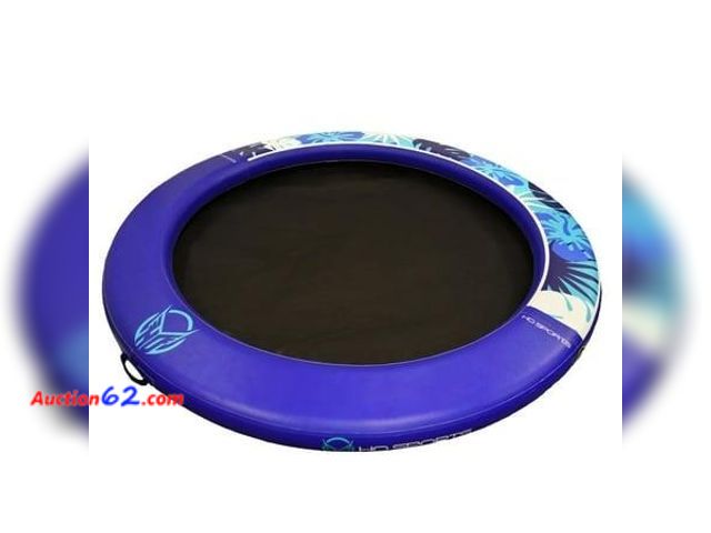 Lot 44-155g - HO Sports Mini Oasis 8’ Inflatable Water Ring Float- Pump/Accessories Not Included, Otherwise Tested and Working  - E-Commerce Return, A bas...