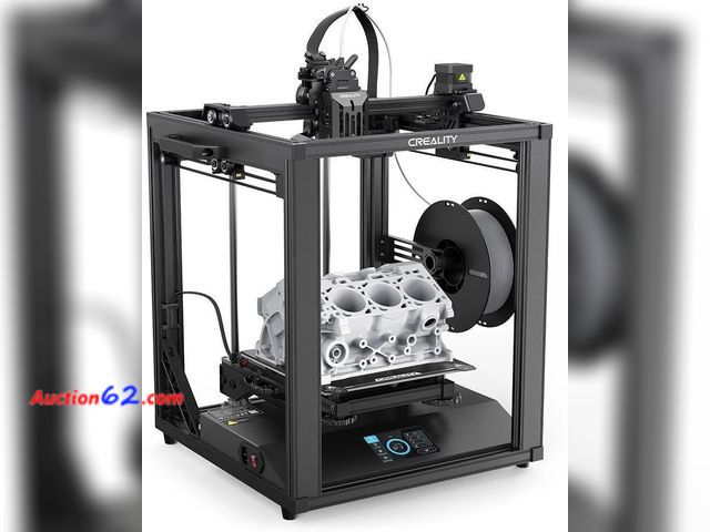 Lot 44-10o - $353.33 Retail price - Creality Ender-5 S1 3D Printer with 250mm/s High-Speed Printing 300℃ High-Temperature Nozzle Direct Drive Extruder  C...