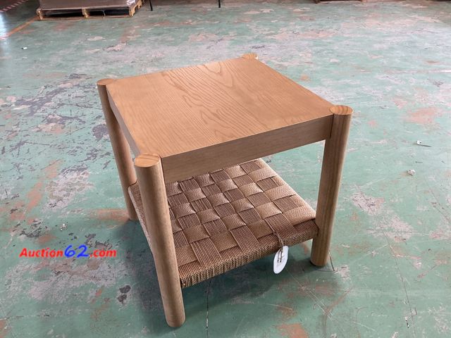Lot 44-1373m - $79 Retail price - Simple Rustic Accent Table - Hearth &amp; Hand™ with Magnolia E-Commerce Return, A basic inspection has been given to thi...