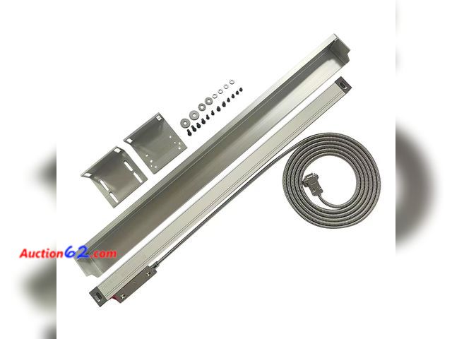 Lot 44-113 - $89.99 Retail price - Digital Readout 2 Axis 3 Axis DRO Display Linear Optical Linear Scale Encoder 5um 900mm (36") Travel Length for Millin...
