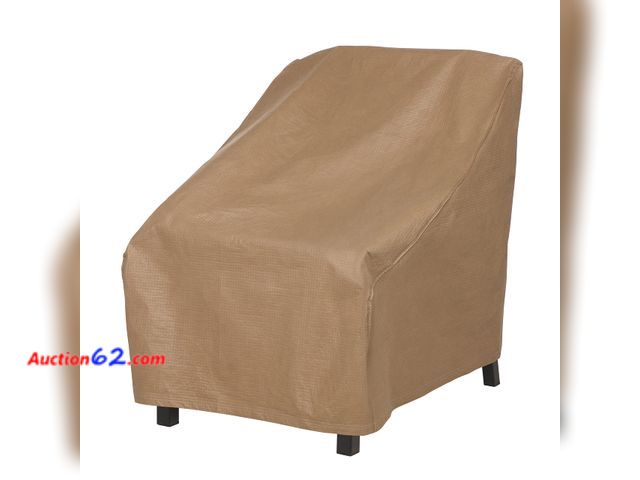Lot 44-1956e - DUCKCOVERS Essential Water-Resistant 32 Inch Patio Chair Cover, Outdoor Chair Covers See All Photo's Not Tested Appears New, A basic inspect...