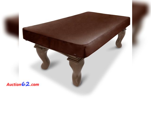 Lot 44-121g - GoSports 6 ft Premium Leatherette Pool Table Cover - Waterproof &amp; Tearproof - Heavy Duty Indoor &amp; Outdoor Billiard Table Cover - Bro...