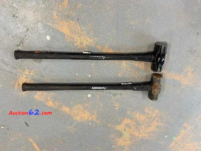 Lot 44-936j - Husky Sledge Hammers Lot See All Photo's Not Tested E-Commerce Return, A basic inspection has been given to this item. Sold AS-IS. Scratched...