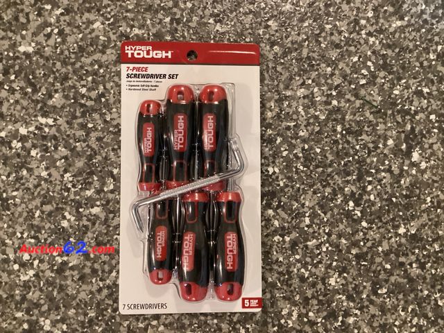 Lot 44-7713b - Lot of (1) 7 piece screwdriver set.  Appears New, A basic inspection has been given to this item. Sold AS-IS. See All Photo's