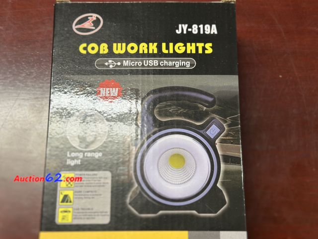 Lot 44-6086o - COB WORK LIGHTS micro USB rechargeable. NEW. See All Photo's Not Tested Never opened, Factory Sealed