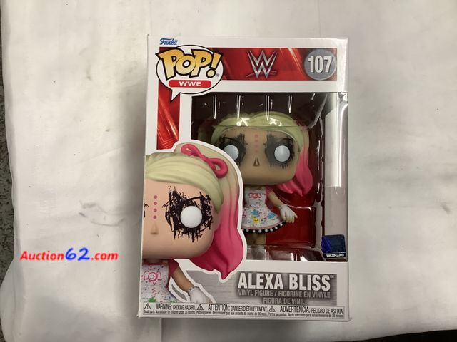 Lot 44-6225w - POP! WWE Alexa Bliss, Vinyl Figure, 107, New. See All Photo's Not Tested Never opened, Factory Sealed