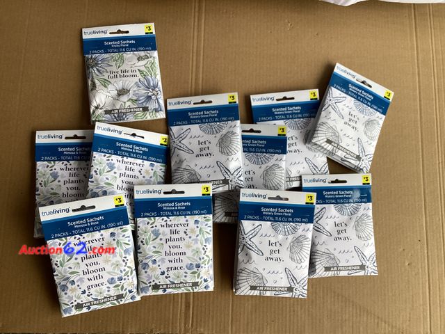 Lot 44-7716i - Lot of (11) 2 packs of scented sachets.  Appears New, A basic inspection has been given to this item. Sold AS-IS. See All Photo's