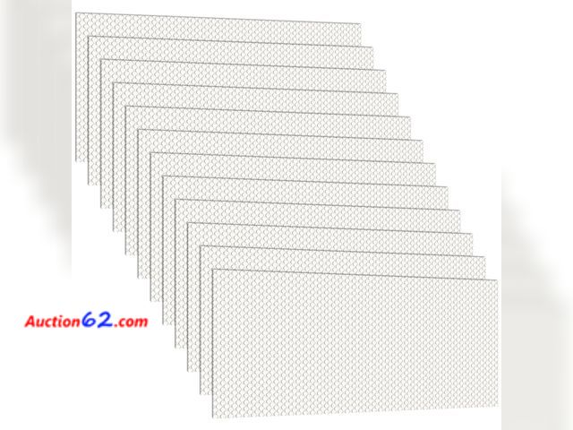 Lot 44-164 - $157.99 Retail price - Pangda 12 Pack Replacement Fluorescent Light Covers Clear Acrylic Ceiling Lighting Panel Flat Sheet for Overhead Fixt...