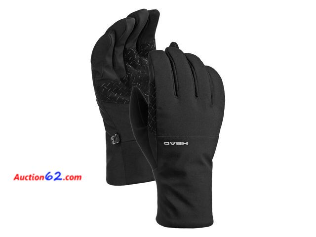Lot 44-1679e - Head Men S Waterproof Hybrid Gloves  1 Pair  Medium (Black) Not Tested See All Photo's Appears New, A basic inspection has been given to thi...