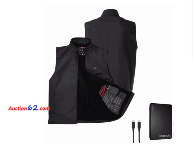 Lot 44-1688b - Retail value- $89- 32 Degrees Rechargeable Heated Vest size LARGE Appears New, A basic inspection has been given to this item. Sold AS-IS. S...