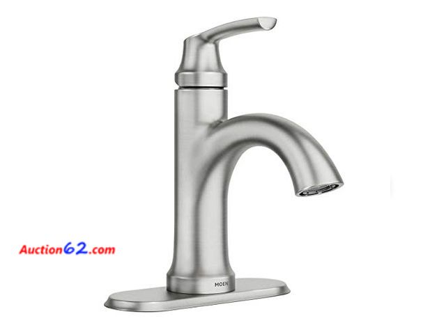 Lot 44-3010o - MOEN Wellton Bathroom Faucet - 84980SRN - New - See Pictures E-Commerce Return, A basic inspection has been given to this item. Sold AS-IS.