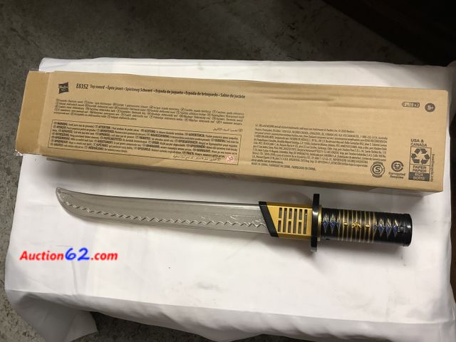Lot 44-6179q - A set of 2 Hasbro Toy sword lights up and makes sounds,  See All Photo's Not Tested Never opened, Factory Sealed
