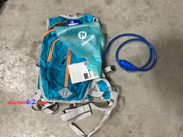 Lot 44-210g - Nepest Hydration Pack Backpack for Women &amp; Men E-Commerce Return, A basic inspection has been given to this item. Sold AS-IS.