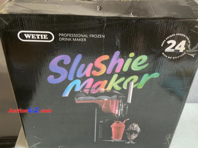 Lot 44-310M - WETIE Professional Frozen Drink Maker Slushie Machine See All Photo's Appears New, A basic inspection has been given to this item. Sold AS-I...