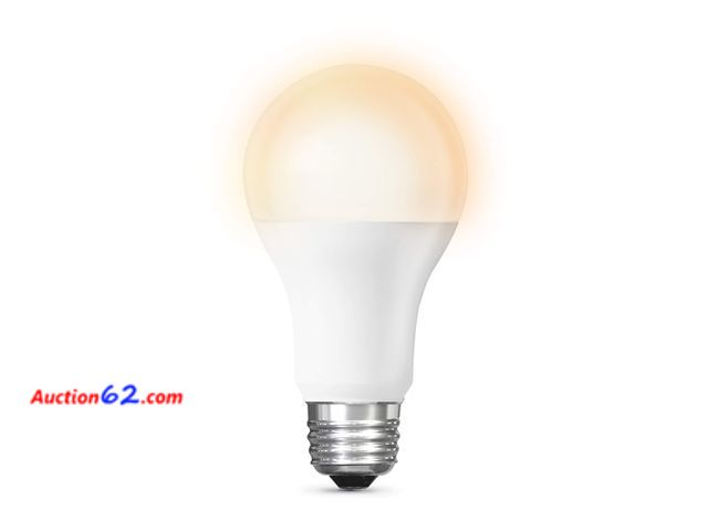 Lot 44-1664j - FEIT Electric Smart Wi-Fi LED Color Changing Dimmable 60W Light Bulbs 2-pk White Not Tested See All Photo's Appears New, A basic inspection ...