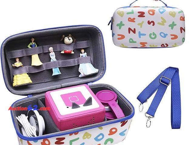 Lot 44-9041g - Retail of $27.99- L LTGEM Carrying Case Compatible with Tonie Toniebox Audio Player Starter Set, Audio Toy Figurine and Tonies Kids Headphon...