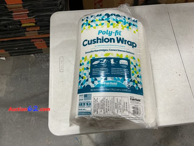 Lot 44-1102j - Poly-Fil Cushion Wrap Appears New, A basic inspection has been given to this item. Sold AS-IS. See All Photo's Not Tested