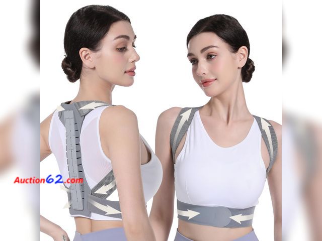 Lot 44-9001 - Retail of $28-size Large OFIR Upper Back Posture Corrector for Women, After-Work Sofa Reading Support, Twin-Pressure System Back Straightene...
